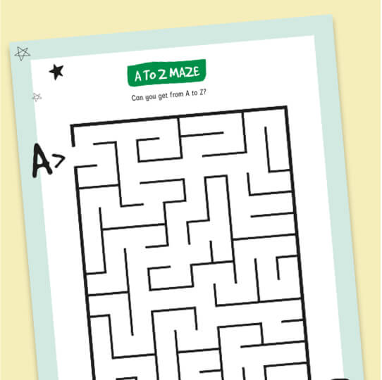 A to Z Maze link