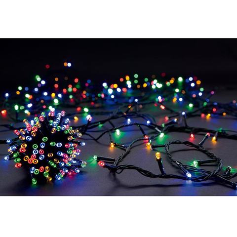 Solar LED String Lights - 500 Bulbs, Multi-colour Kmart