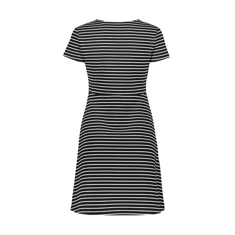 kmart black and white dress