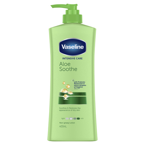 vaseline aloe 400ml soothe lotion body kmart intensive care