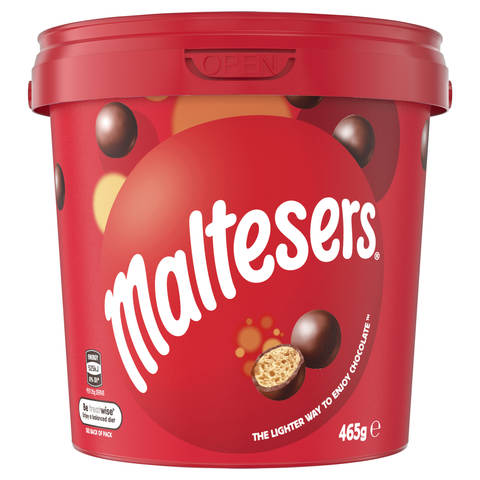 maltesers party bucket 465g kmart christmas gift wrap and bags