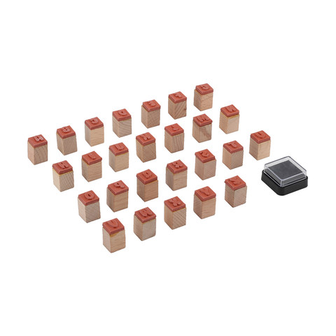 Wooden Stamp A-Z | Kmart