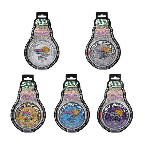slimy super brain putty metallic assorted kmart