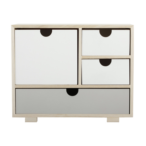 Shoptagr Grey White Drawer Table By Kmart