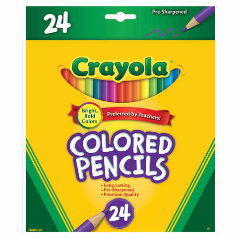 Crayola Colored Pencils - Pack of 24 | Kmart Crayola Colored Pencils - Pack of 24 | Kmart