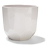 geometric white planter pot