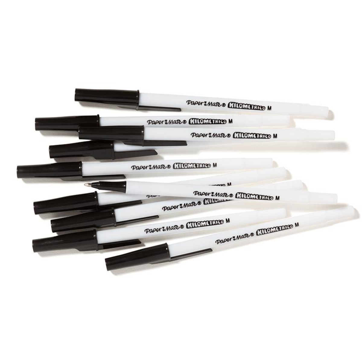 Paper Mate Kilometrico Ballpoint Pens Black Kmart