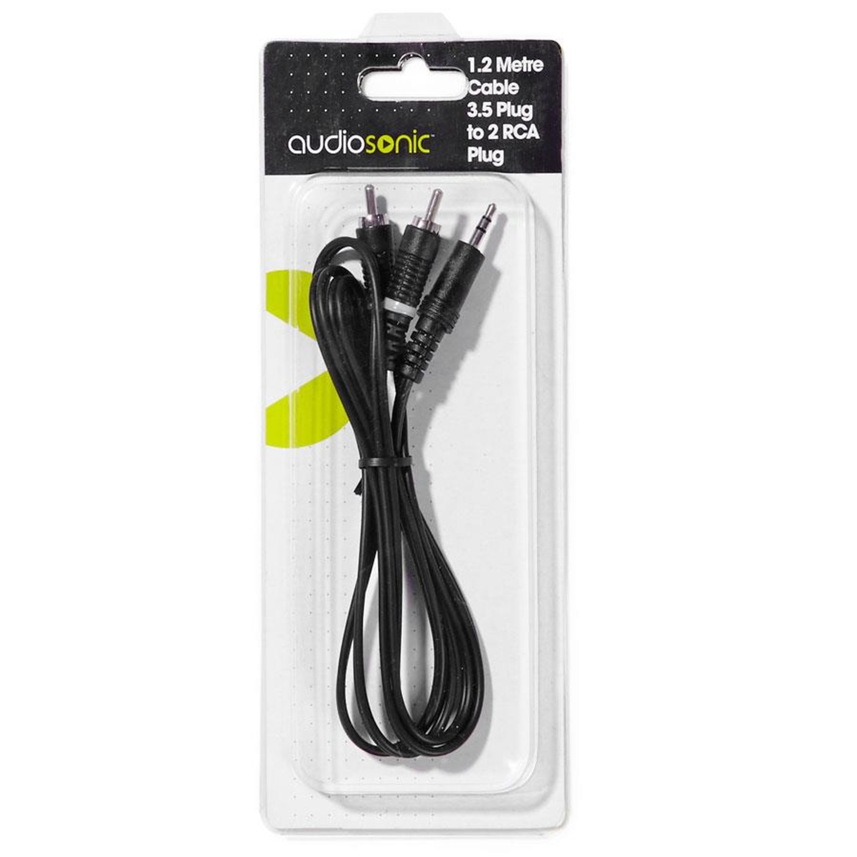 Audio Cable - 120Cm, 3.5Mm Male to 2-Rca Male