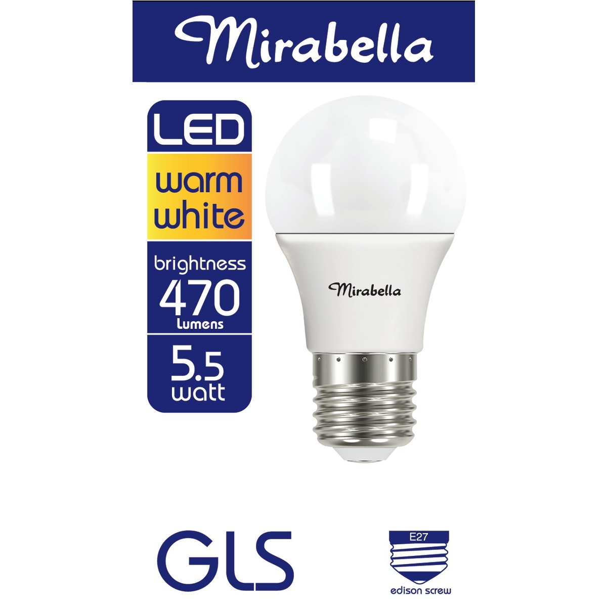 Mirabella E27 5.5W LED GLS Bulb Kmart