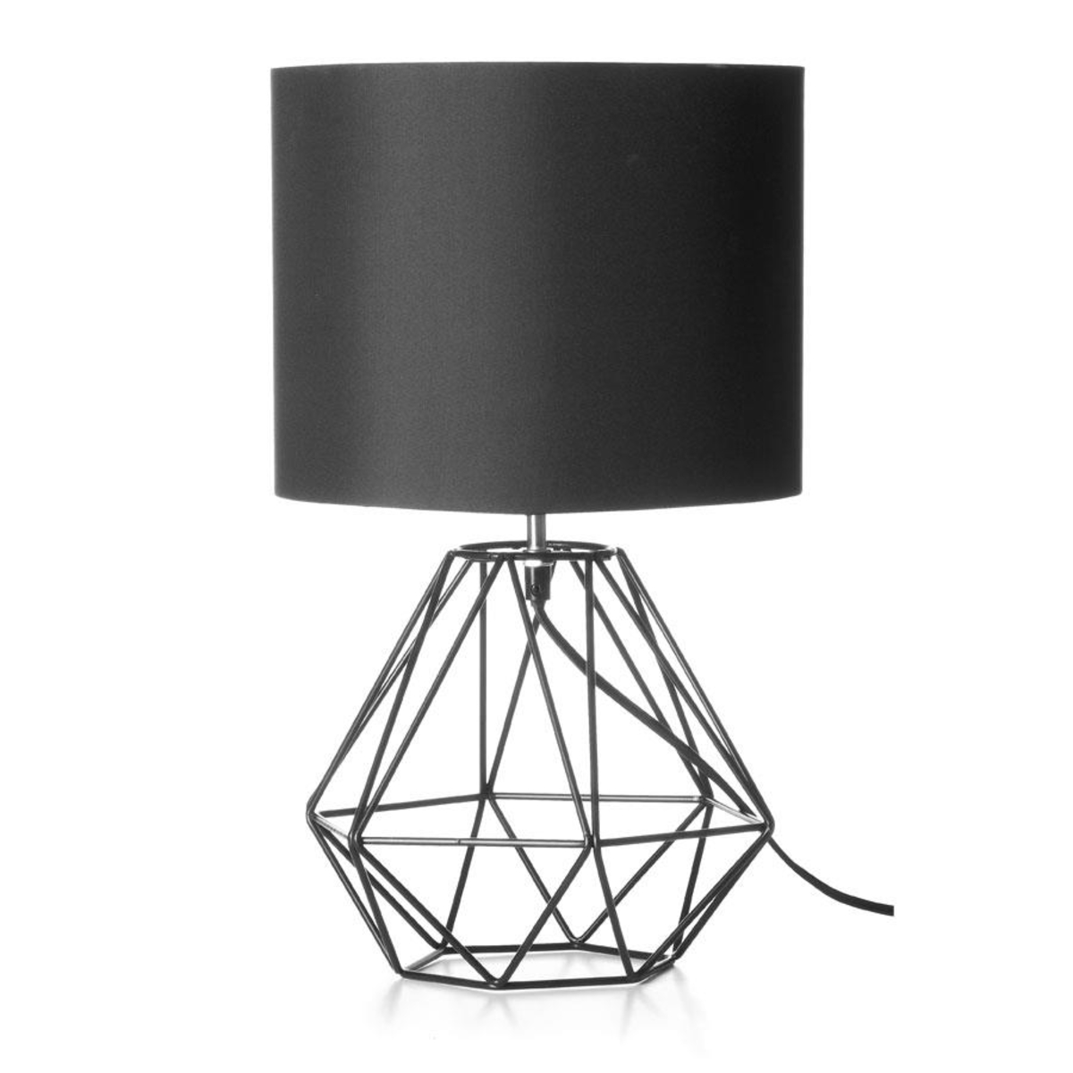 Black Lamp black geometric table lamp | kmart Black Lamp black geometric table lamp | kmart