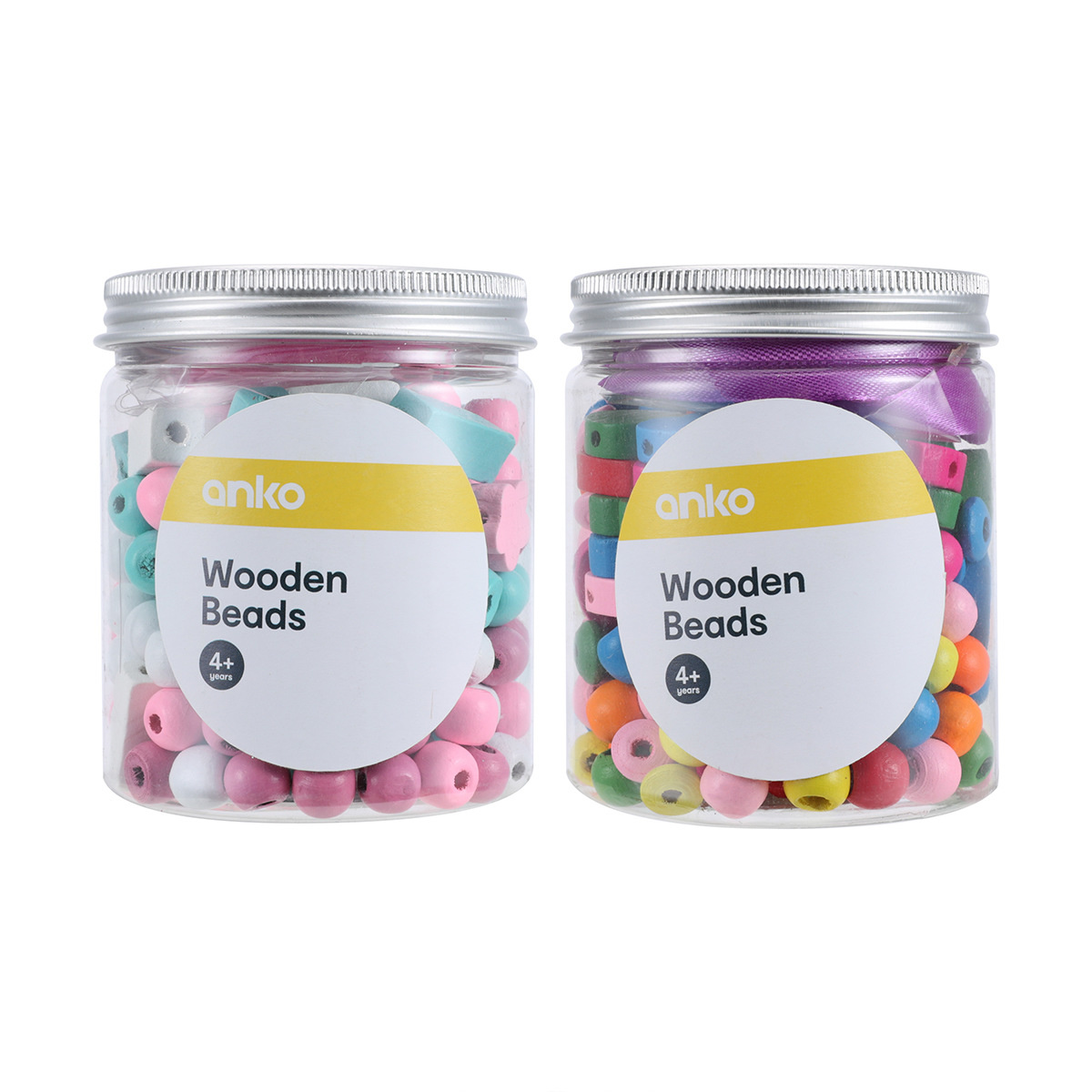 Wooden Beads Kit - Assorted