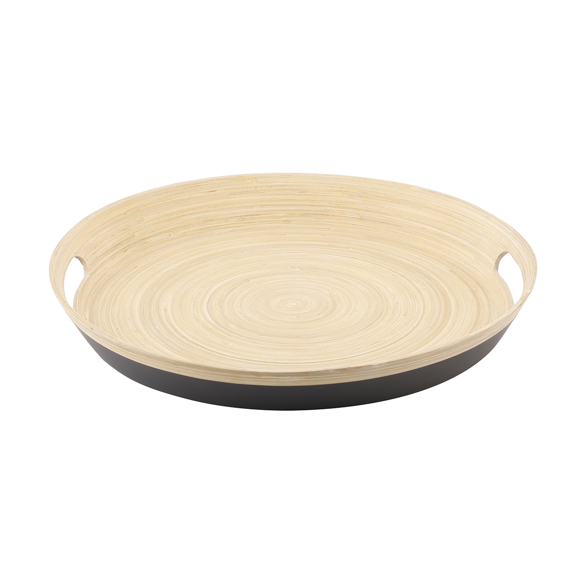 Grey Dipped Bamboo Tray Kmart
