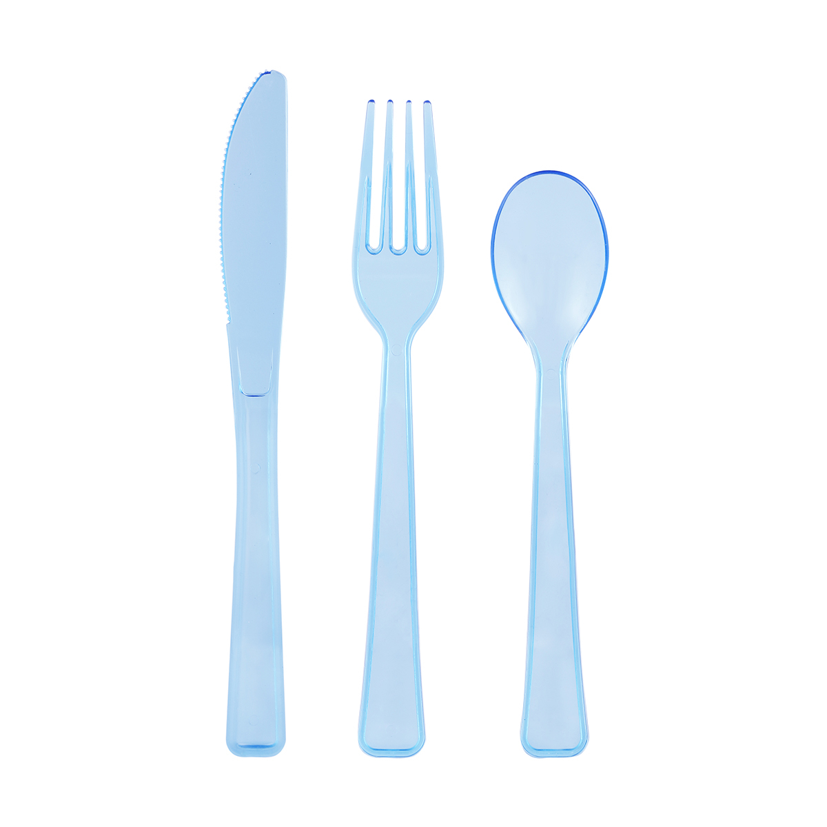 18 Pack Blue Cutlery Set Kmart