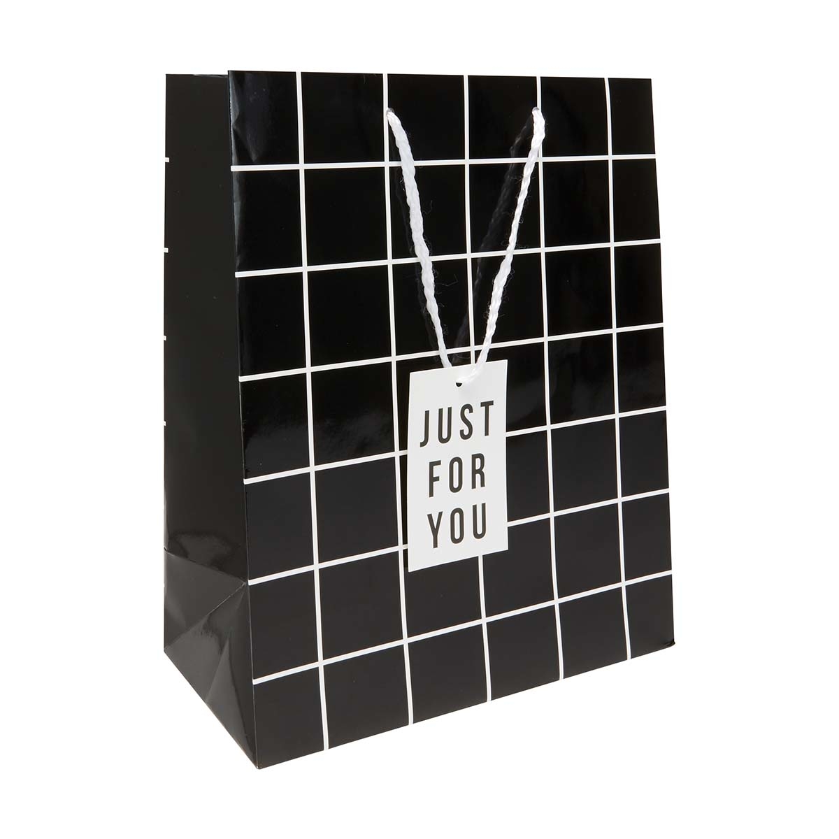 Large Grid Gift Bag Kmart
