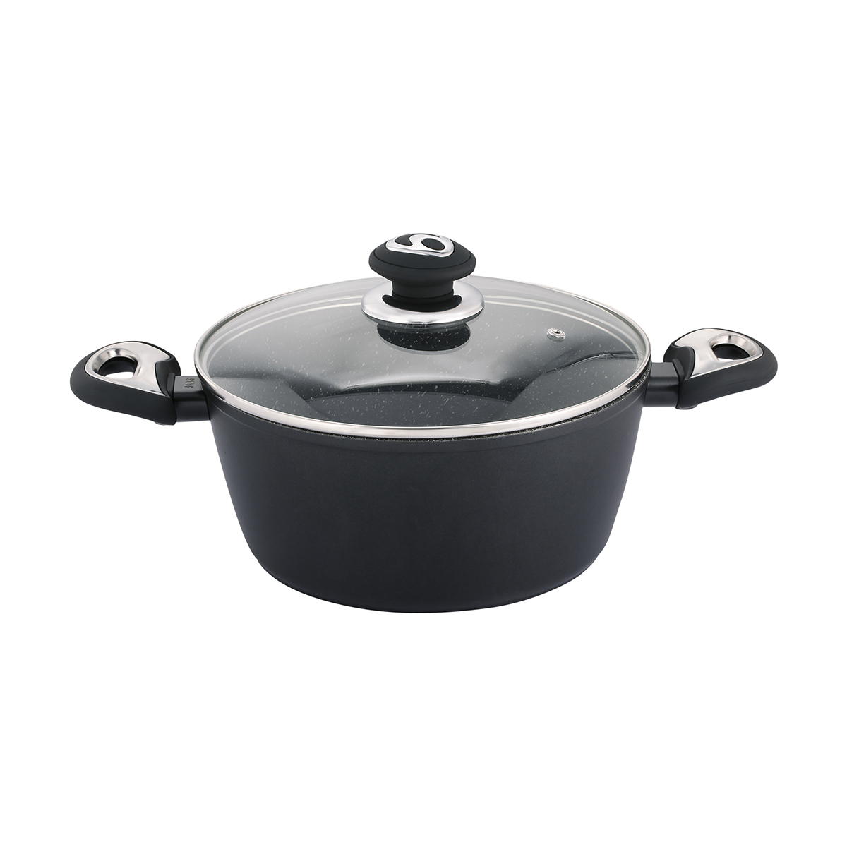 24cm Aluminium 4 Layer NonStick Casserole Dish Kmart