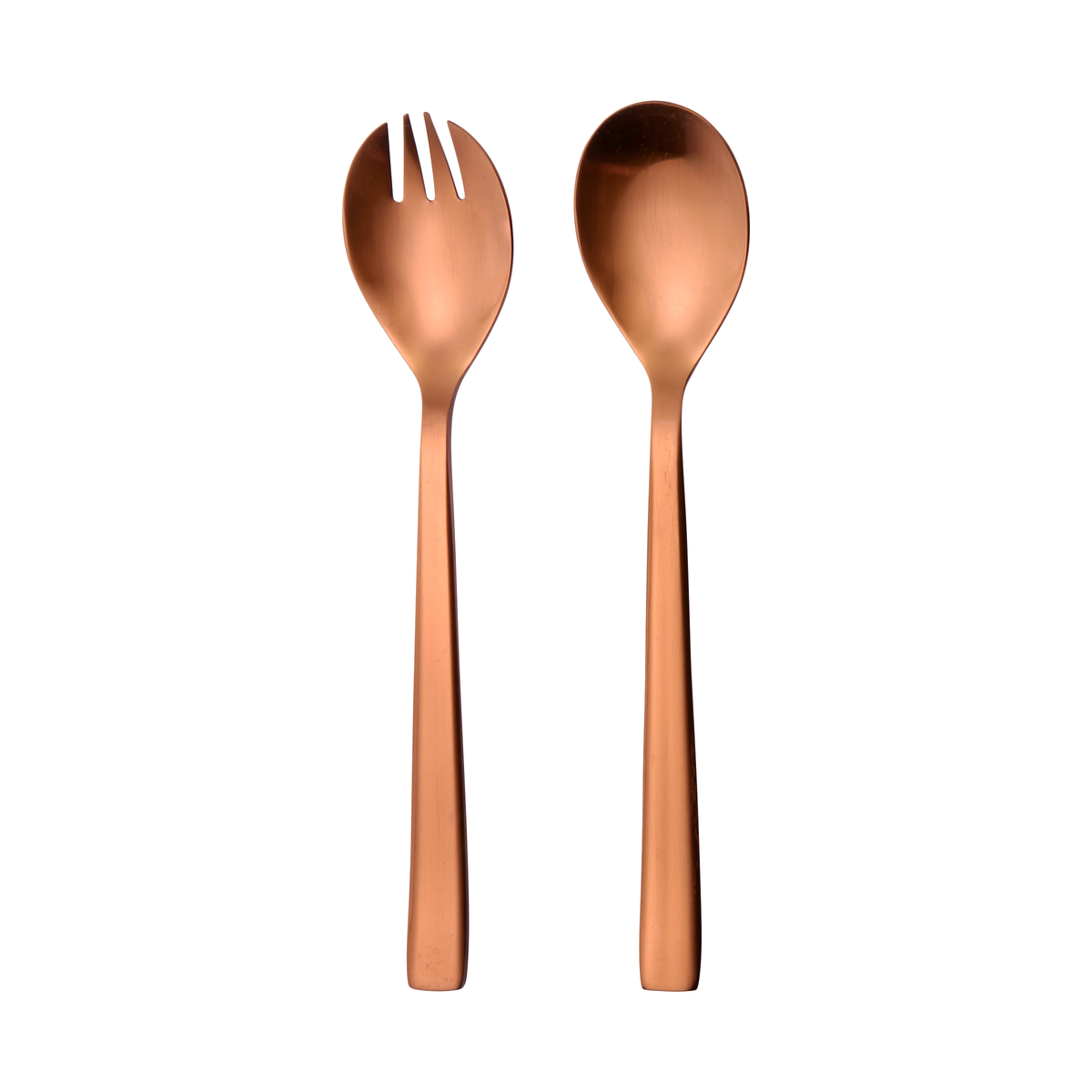 2 Piece Rose Gold Look Salad Servers Kmart