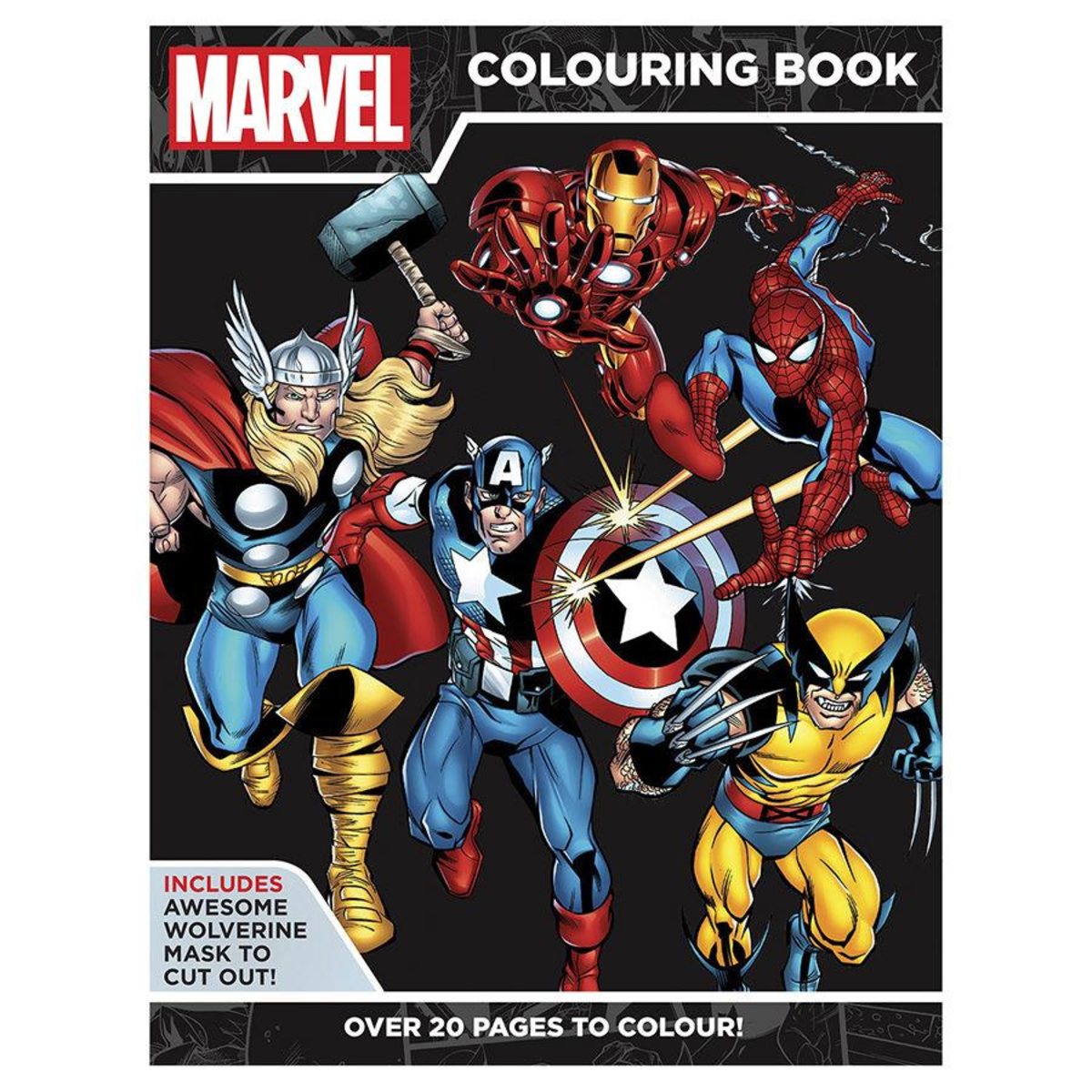 Marvel Colouring Book Kmart