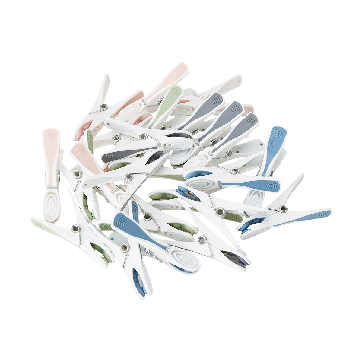 Soft Grip Plastic Pegs Pack of 24, Assorted Kmart