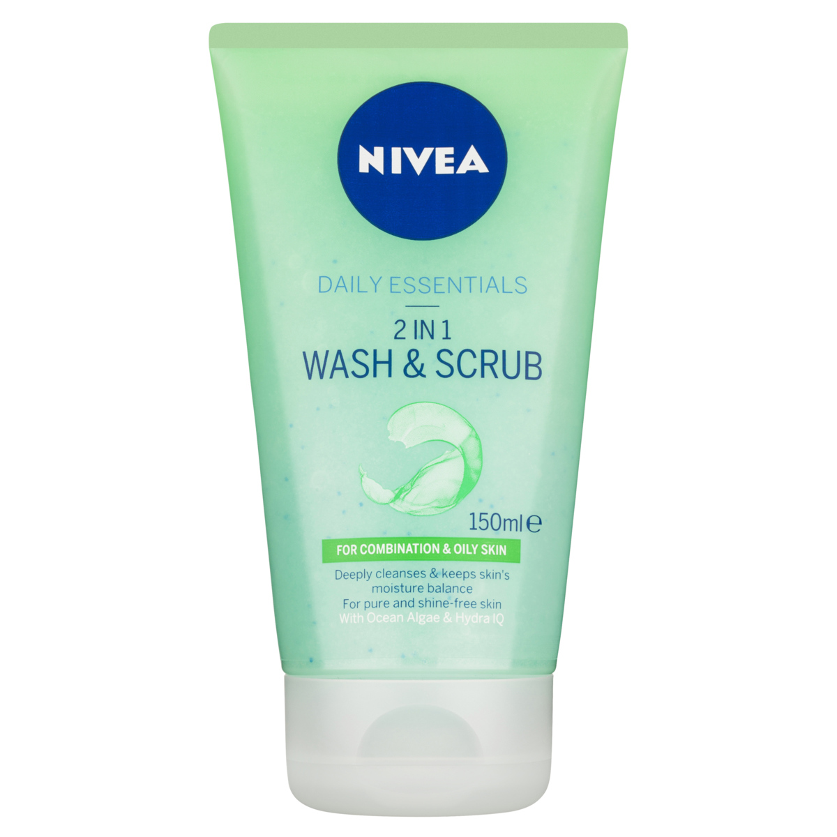 Nivea Daily Essentials 2 in 1 Wash & Scrub 150ml