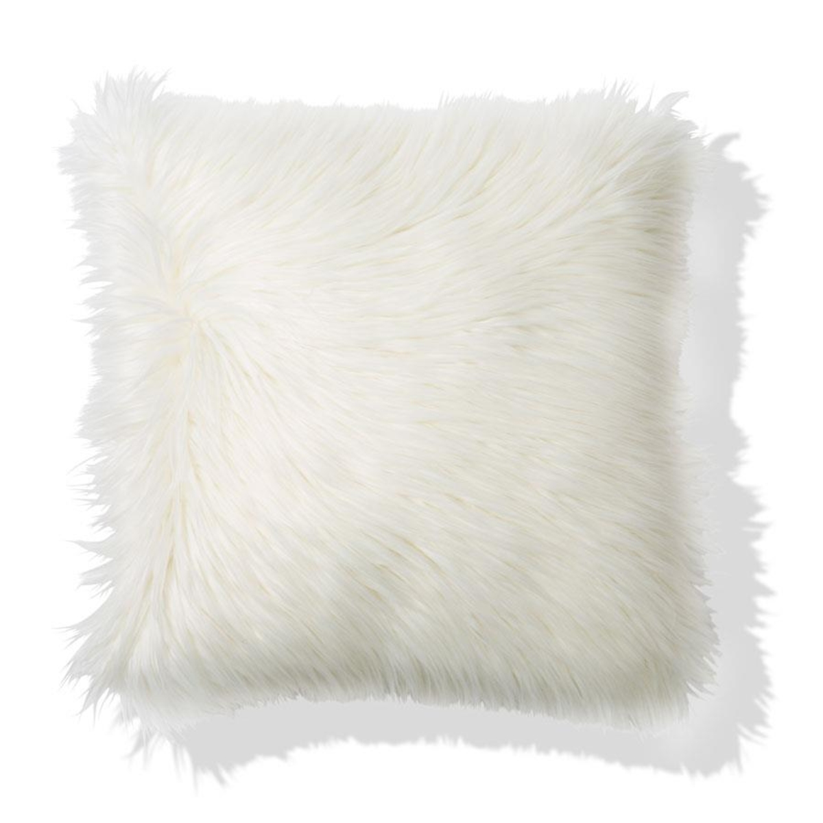 Zsa Zsa Faux Fur Cushion White Kmart
