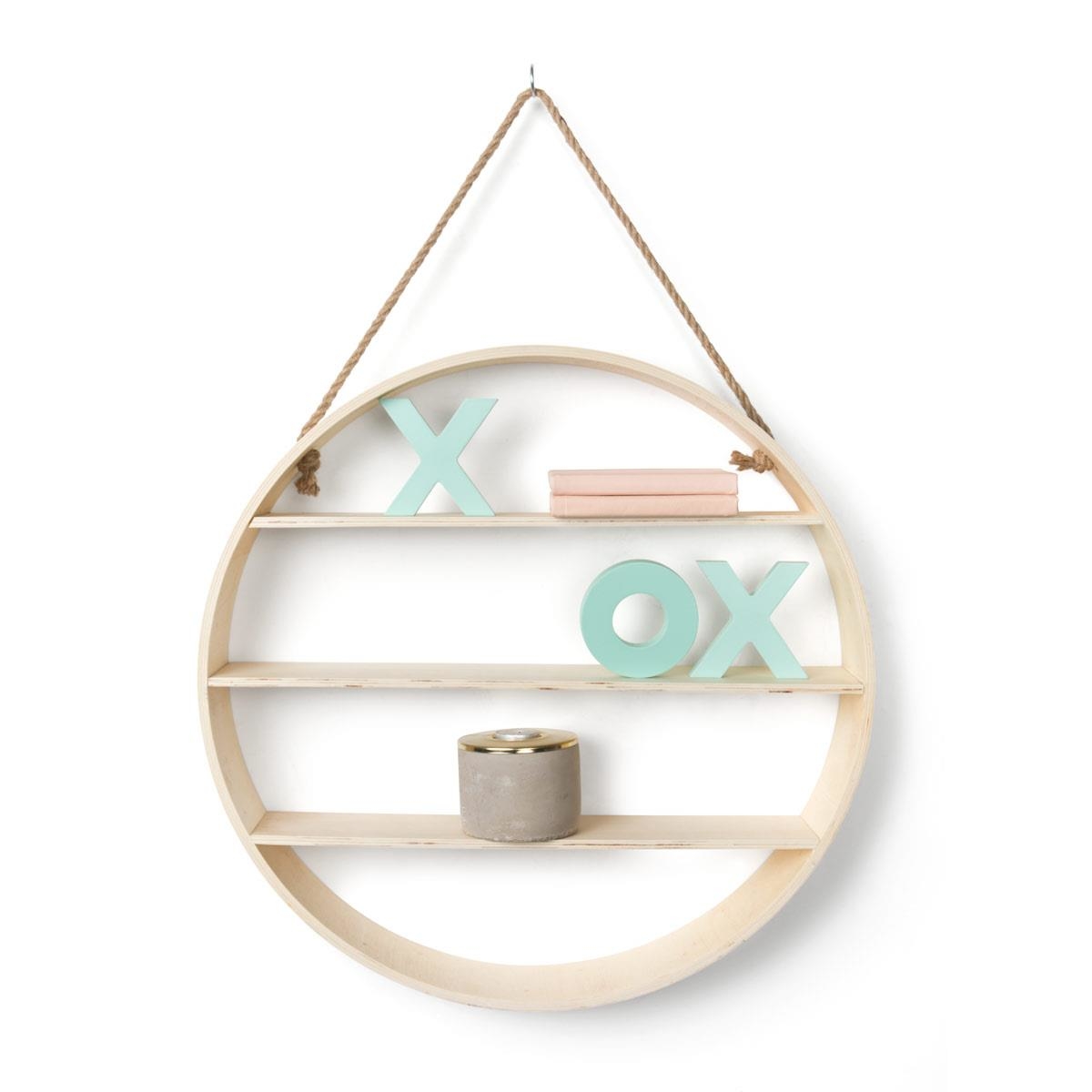 Plywood Round Wall Shelf Kmart