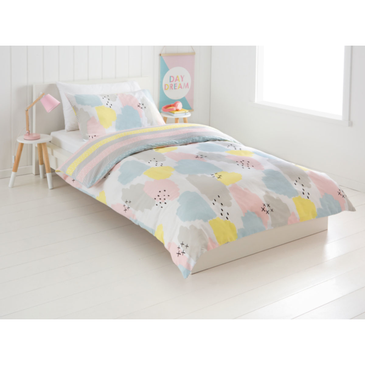 Whimsy Reversible Quilt Cover Set Double Bed Kmart