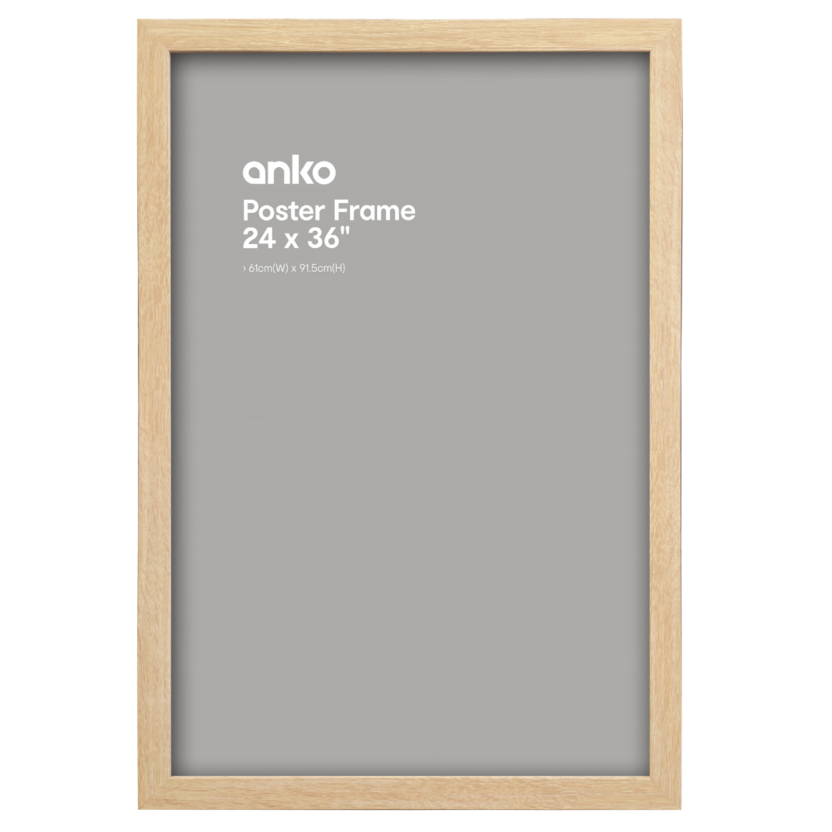 Large Poster Frame 61cm x 91.5cm, Wood Kmart