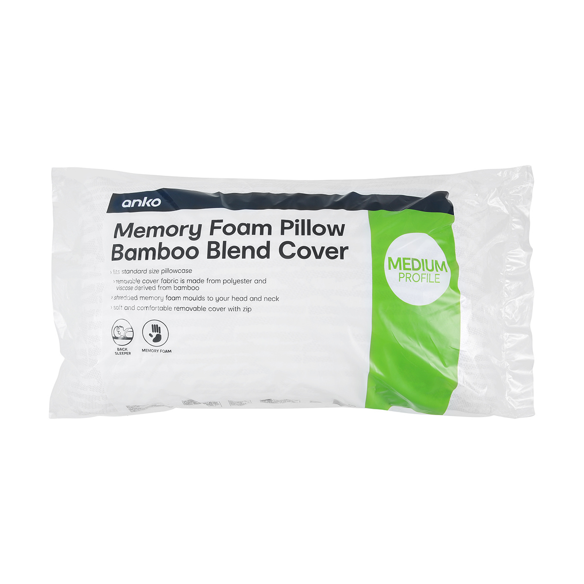 kmart memory foam pillow