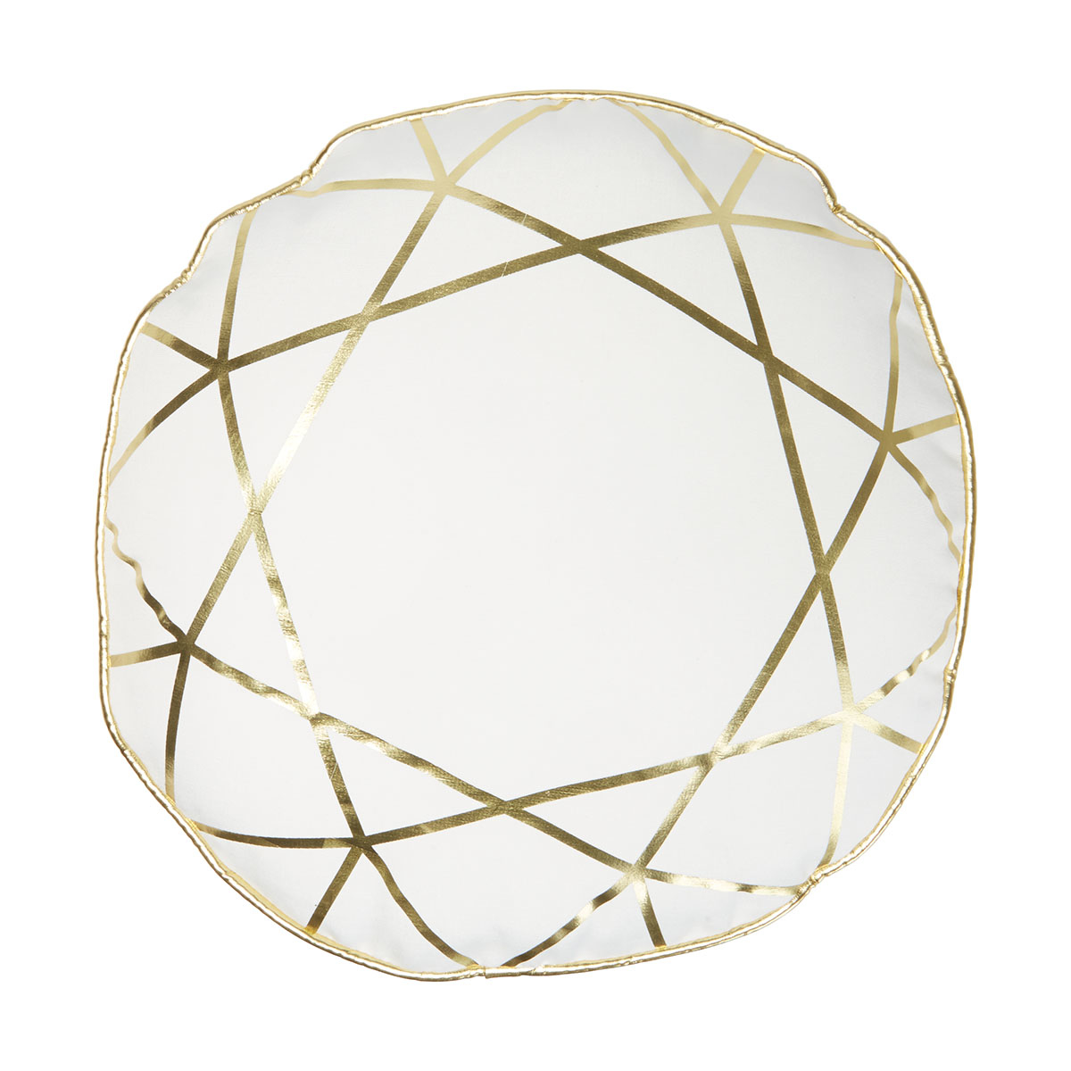 Diamond Cushion Gold Look Kmart
