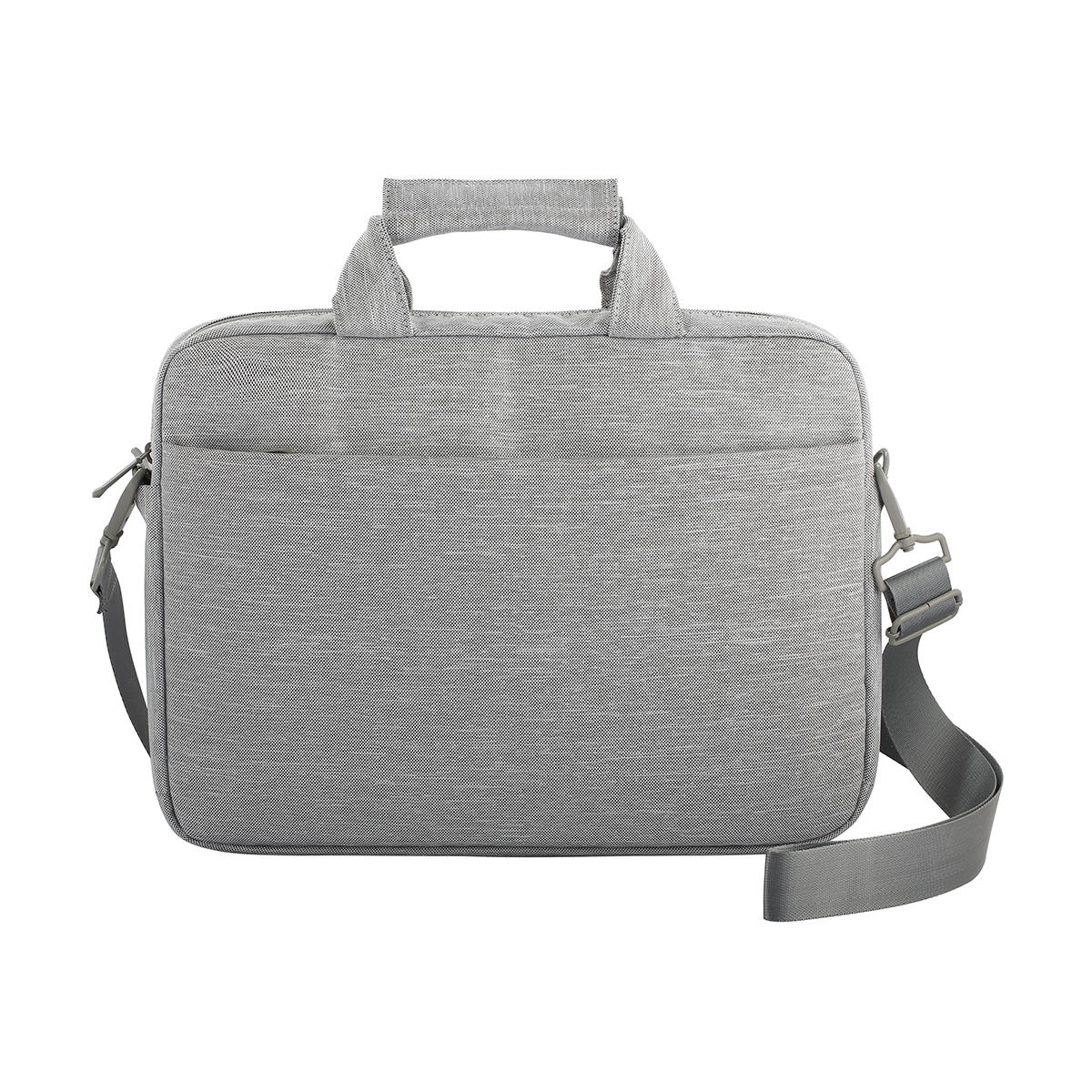 13in. Padded Laptop Bag Light Grey Canvas Kmart