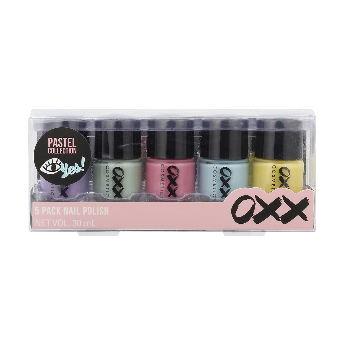 OXX 5 Pack Nail Polish Set Pastel Kmart