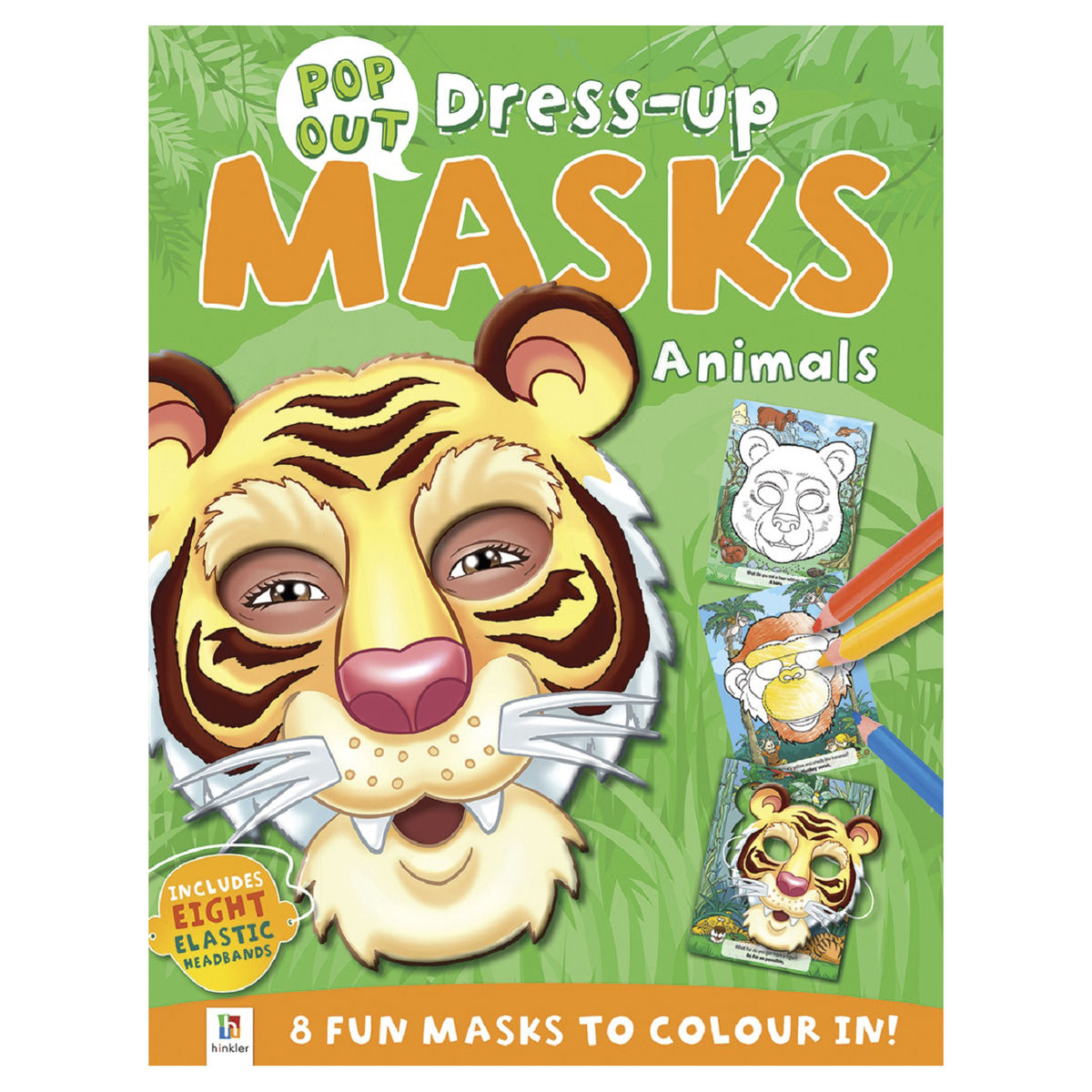Pop Out DressUp Masks Animals Kmart