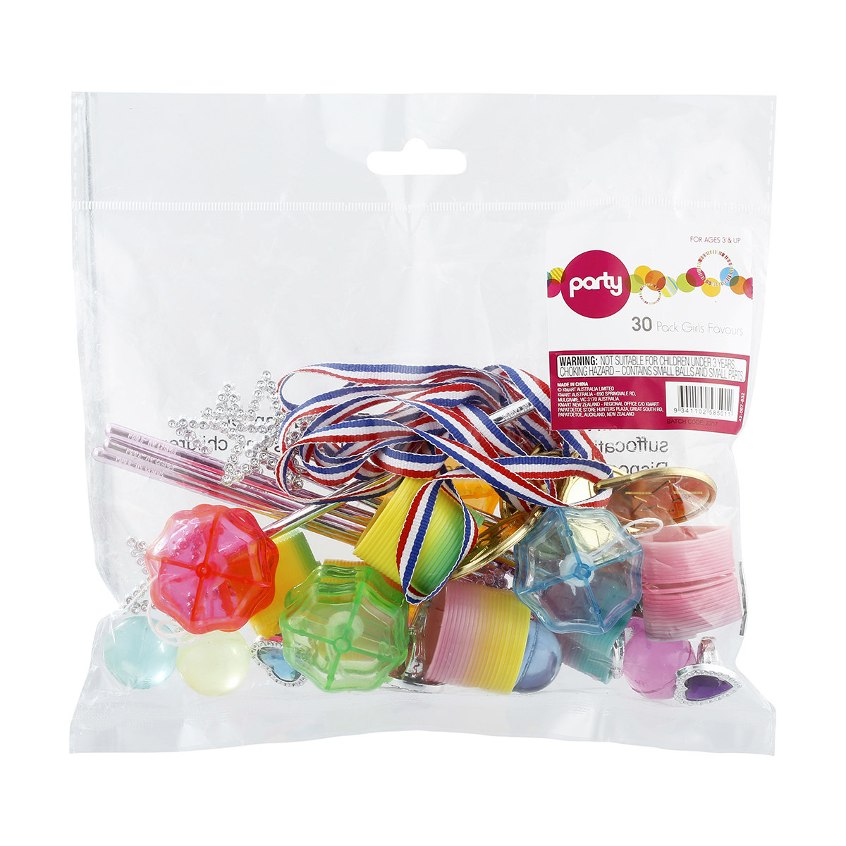 30 Pack Party Favours Kmart