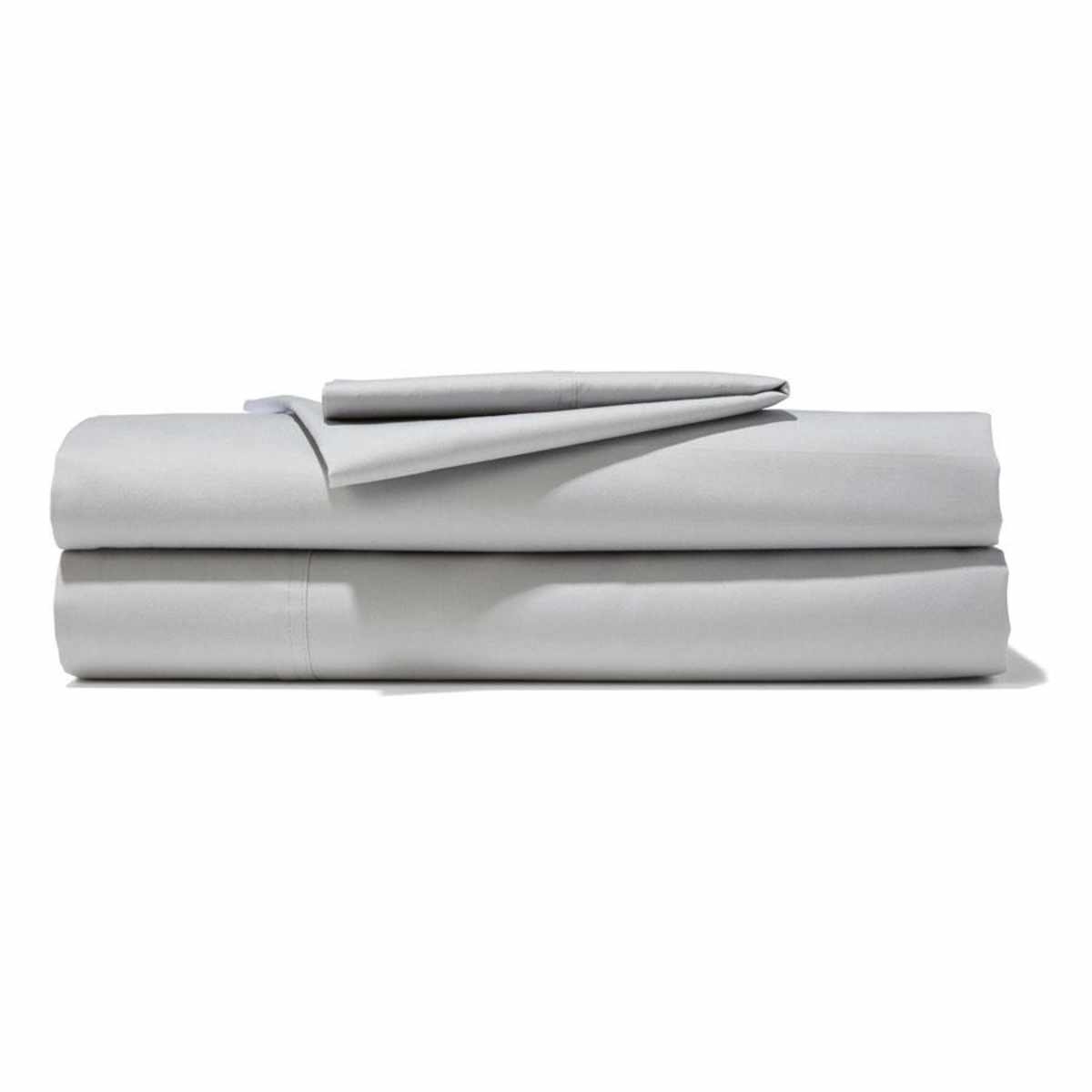 500 Thread Count Australian Grown Cotton Sheet Set Double Bed, Silver Kmart