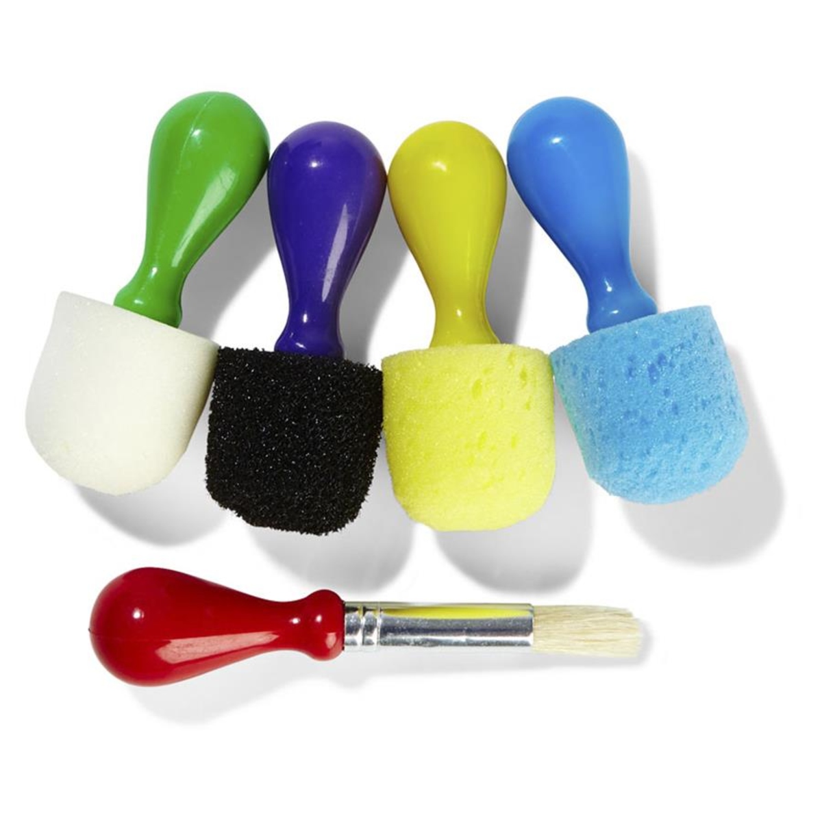 5 Pack Textured Brushes Kmart