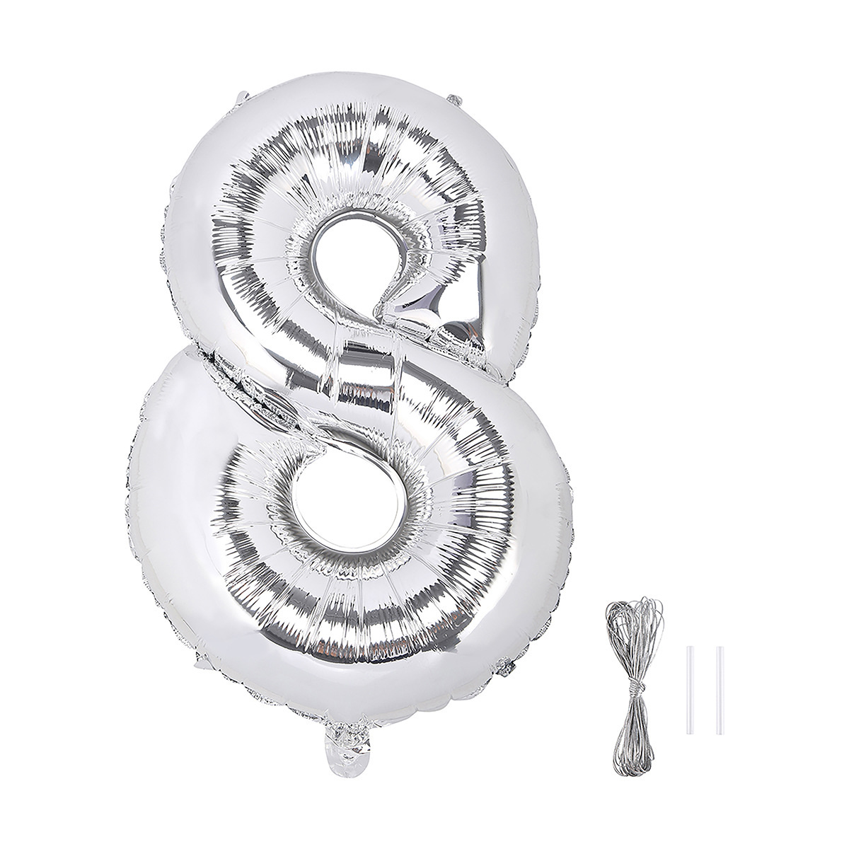 Number 8 AirFilled Foil Balloon Kmart