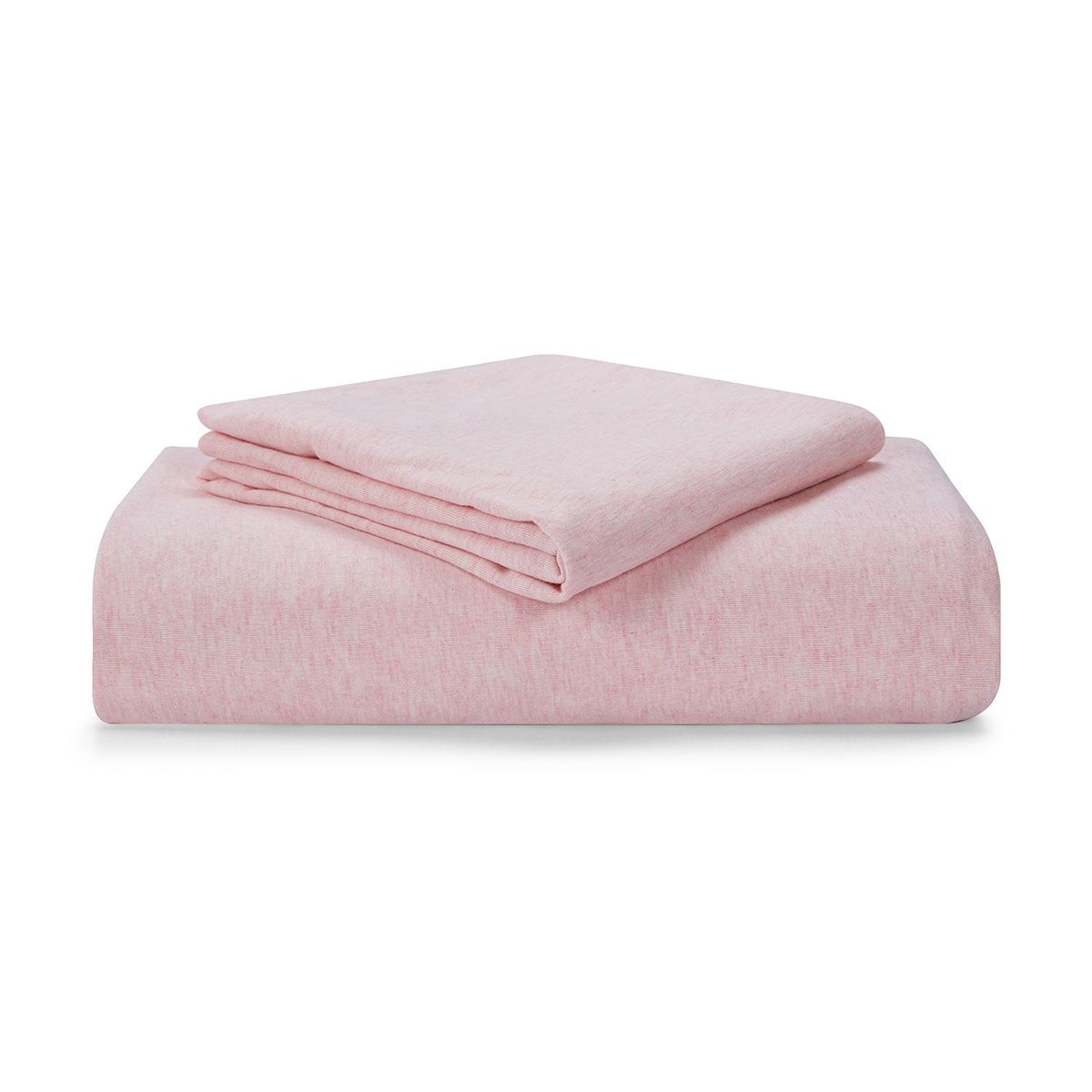 Jersey Fitted Sheet Set Single Bed, Pink Marle Kmart