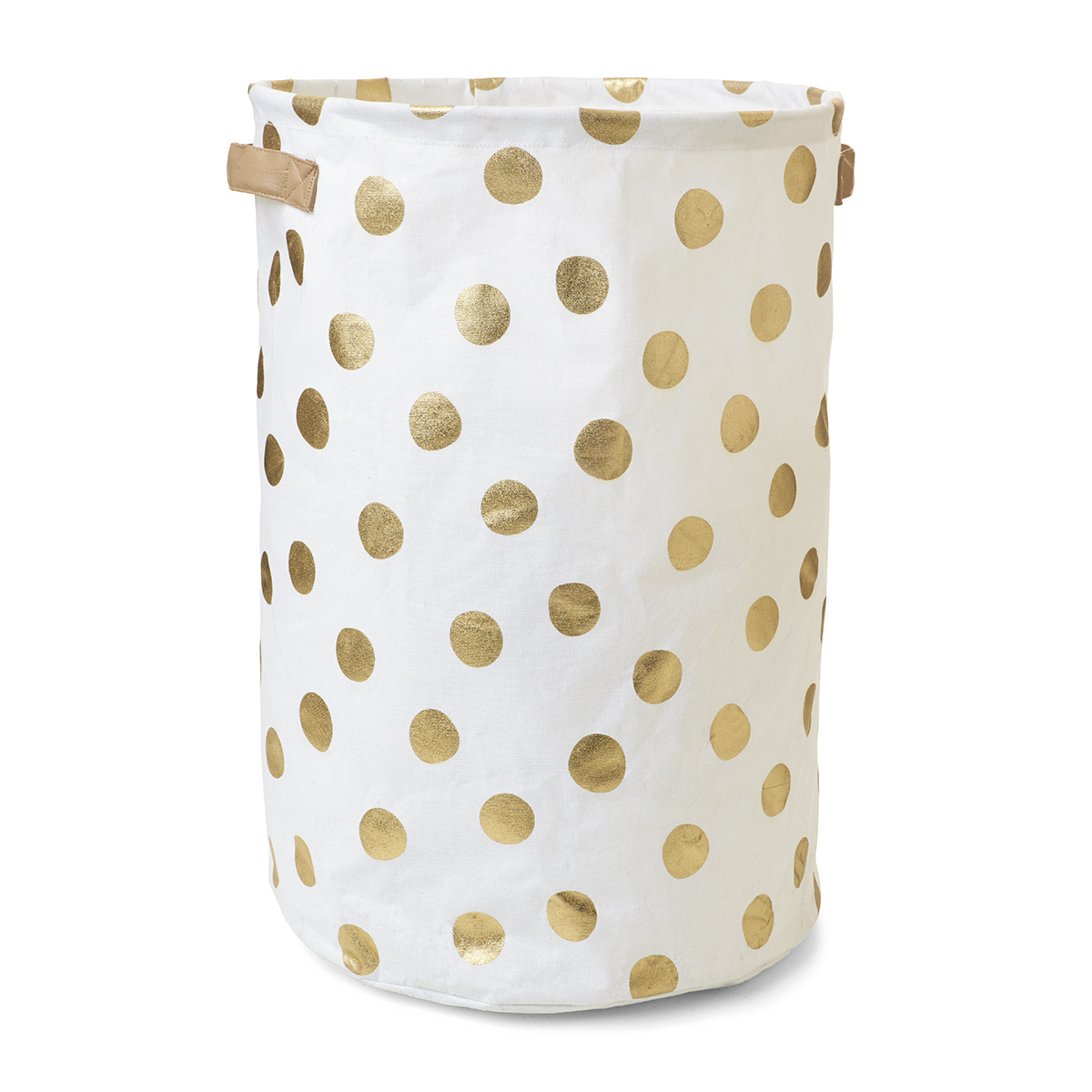 Collapsible Hamper - Gold Spots