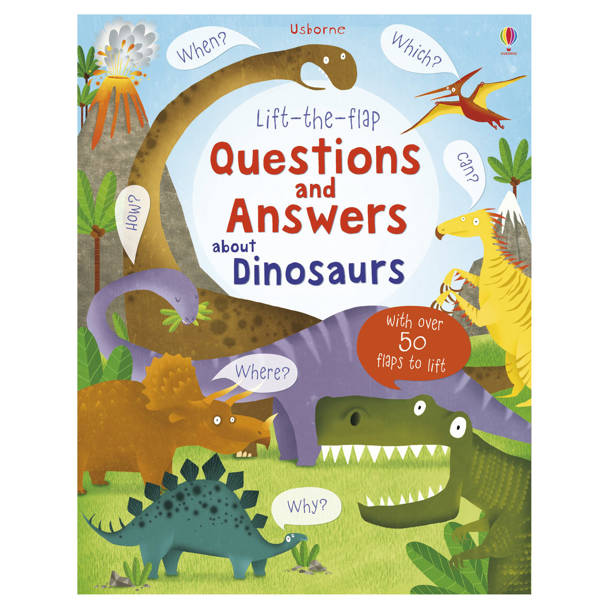 Lift-the-Flap Questions and Answers about Dinosaurs - Book