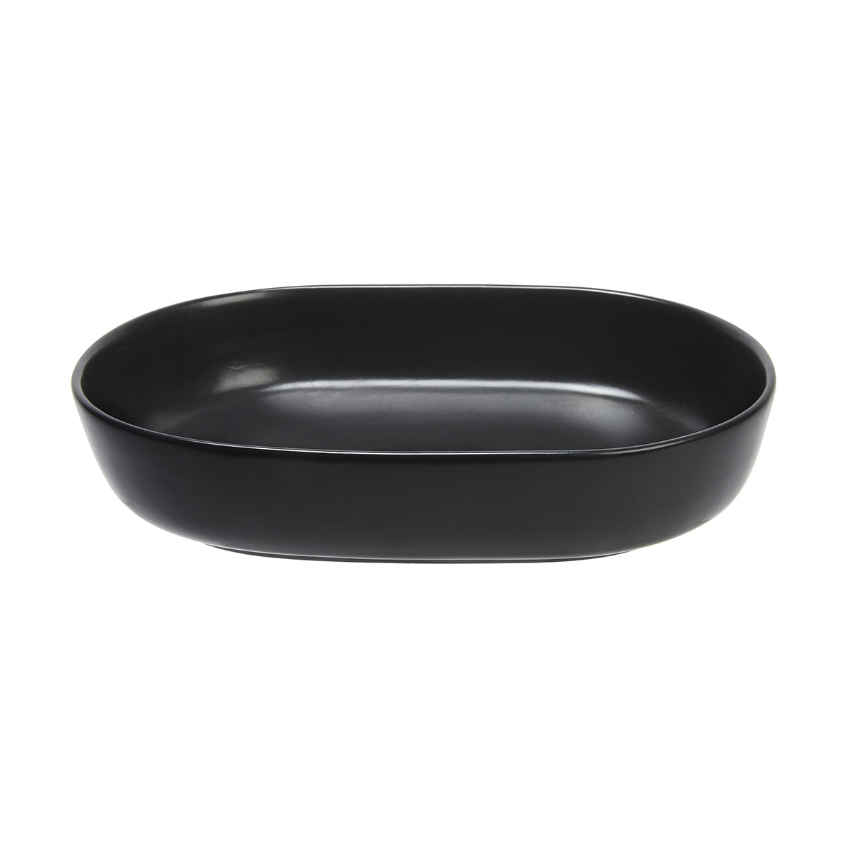 Matte Black Oval Platter Kmart