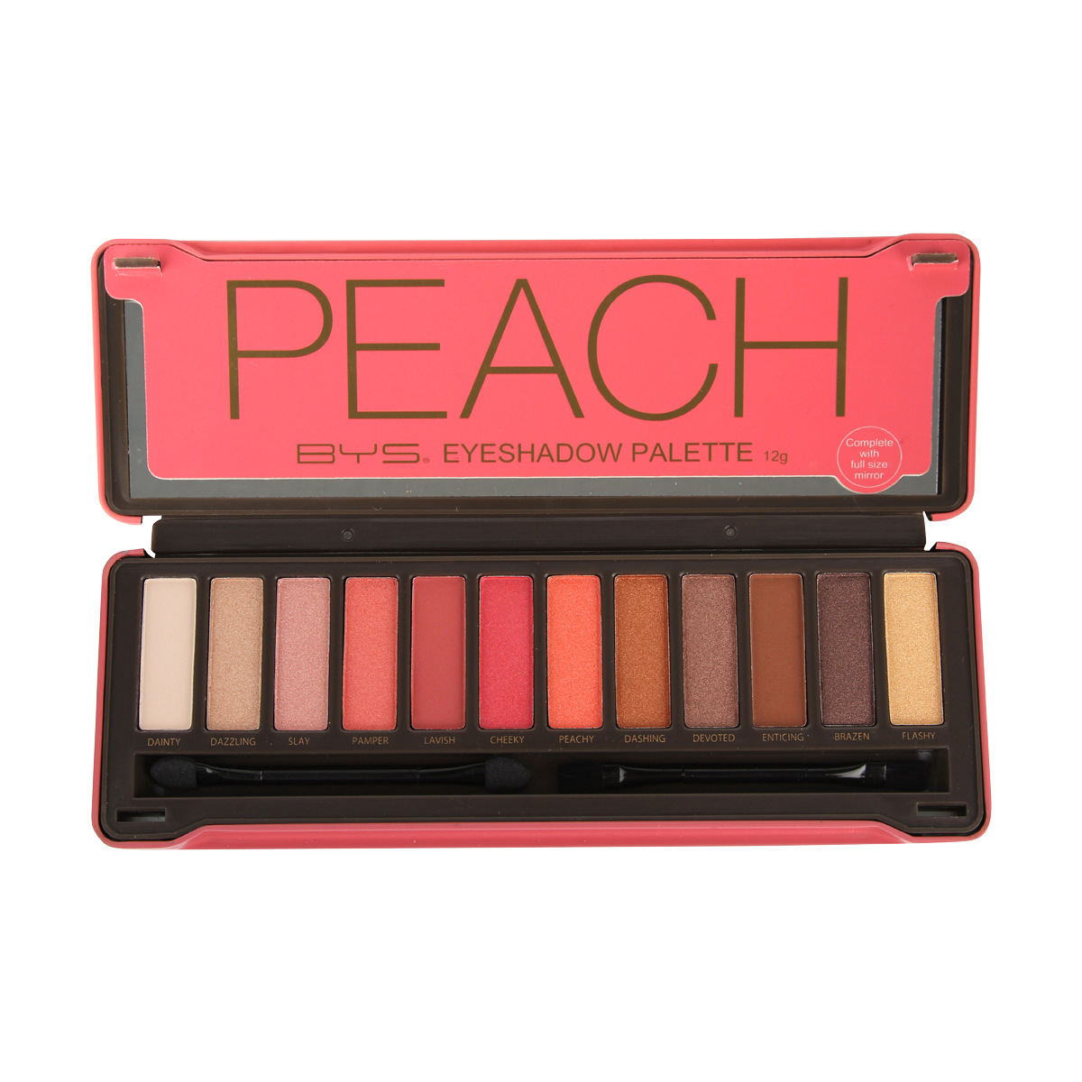 BYS Peach Eyeshadow Palette 12g Kmart