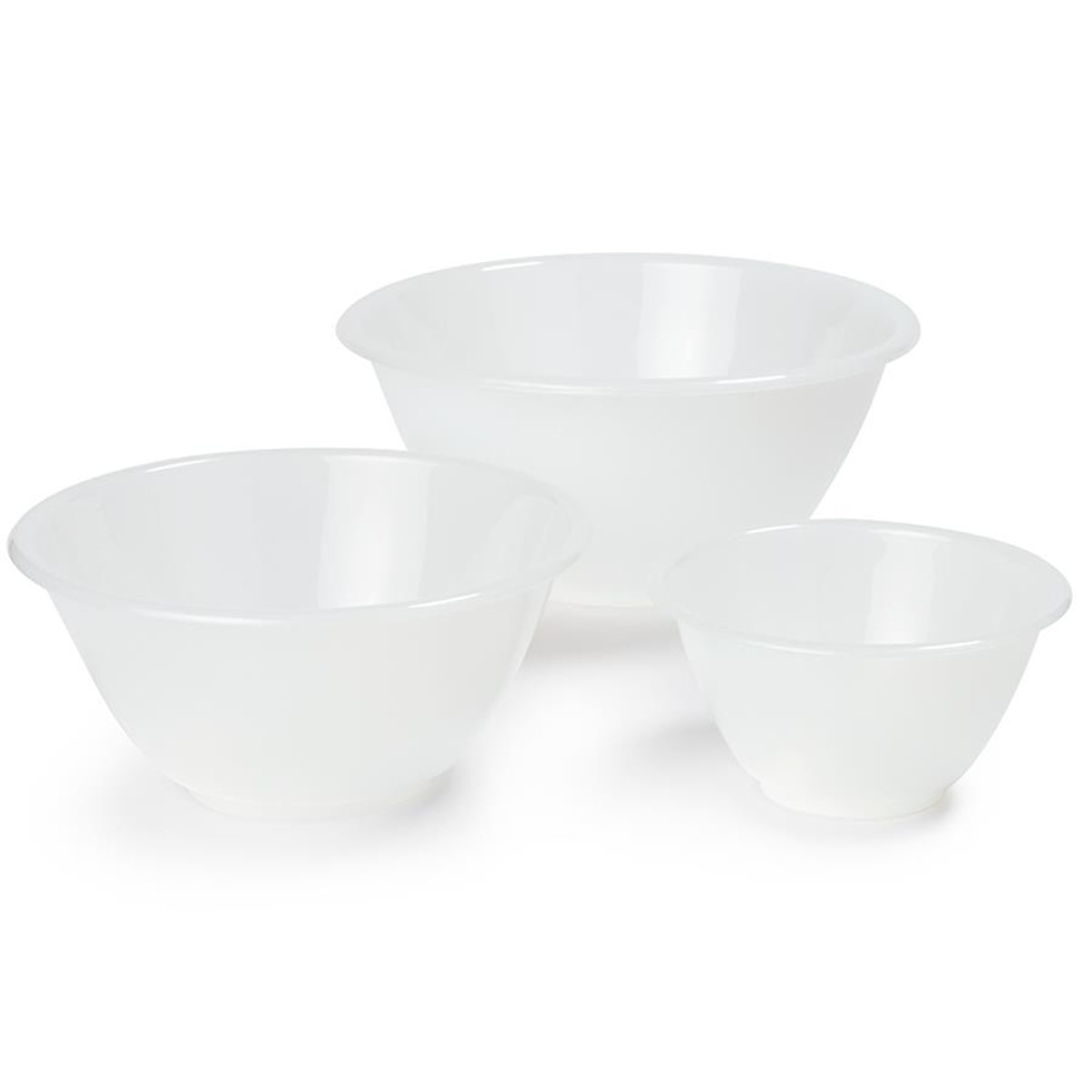 Set of 3 Plastic Mixing Bowls Kmart