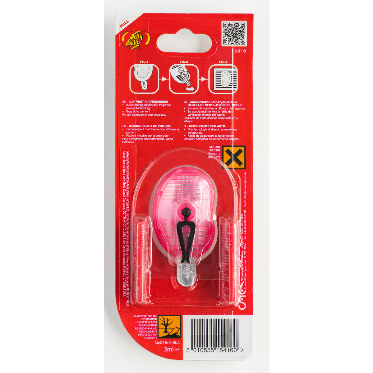 3ml Jelly Belly Car Vent Air Freshener Bubble Gum Kmart