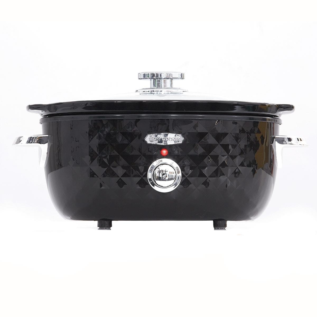 5L Slow Cooker Black Kmart