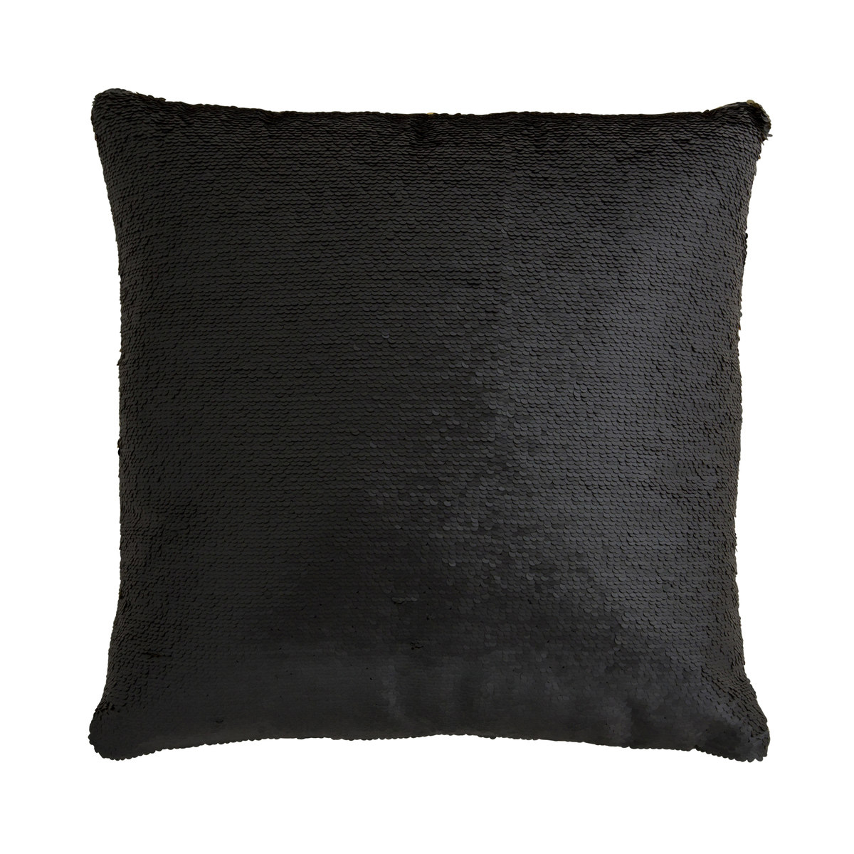 Sequin Cushion Gold Look & Black Kmart