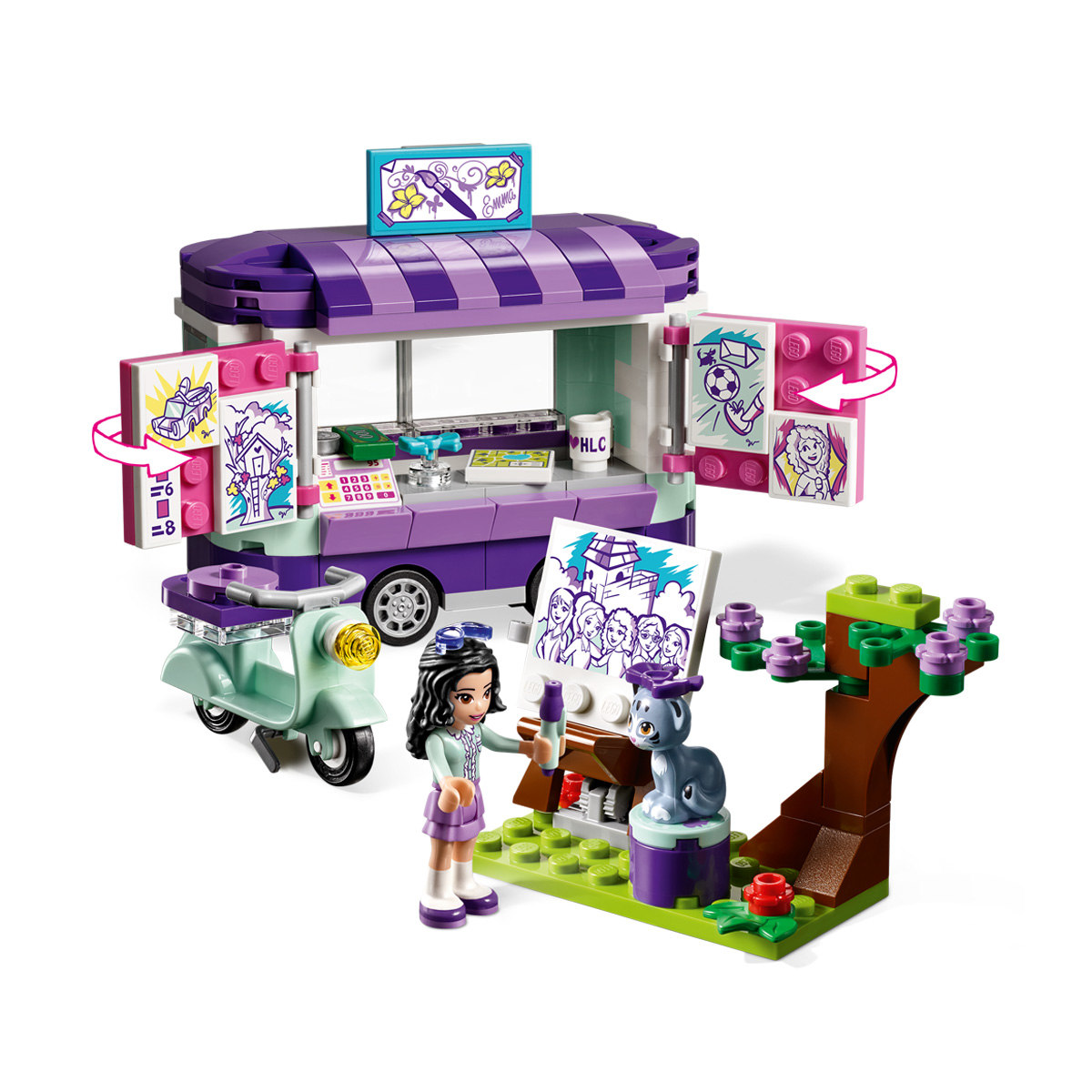 LEGO Friends Emma's Art Stand 41332 Kmart