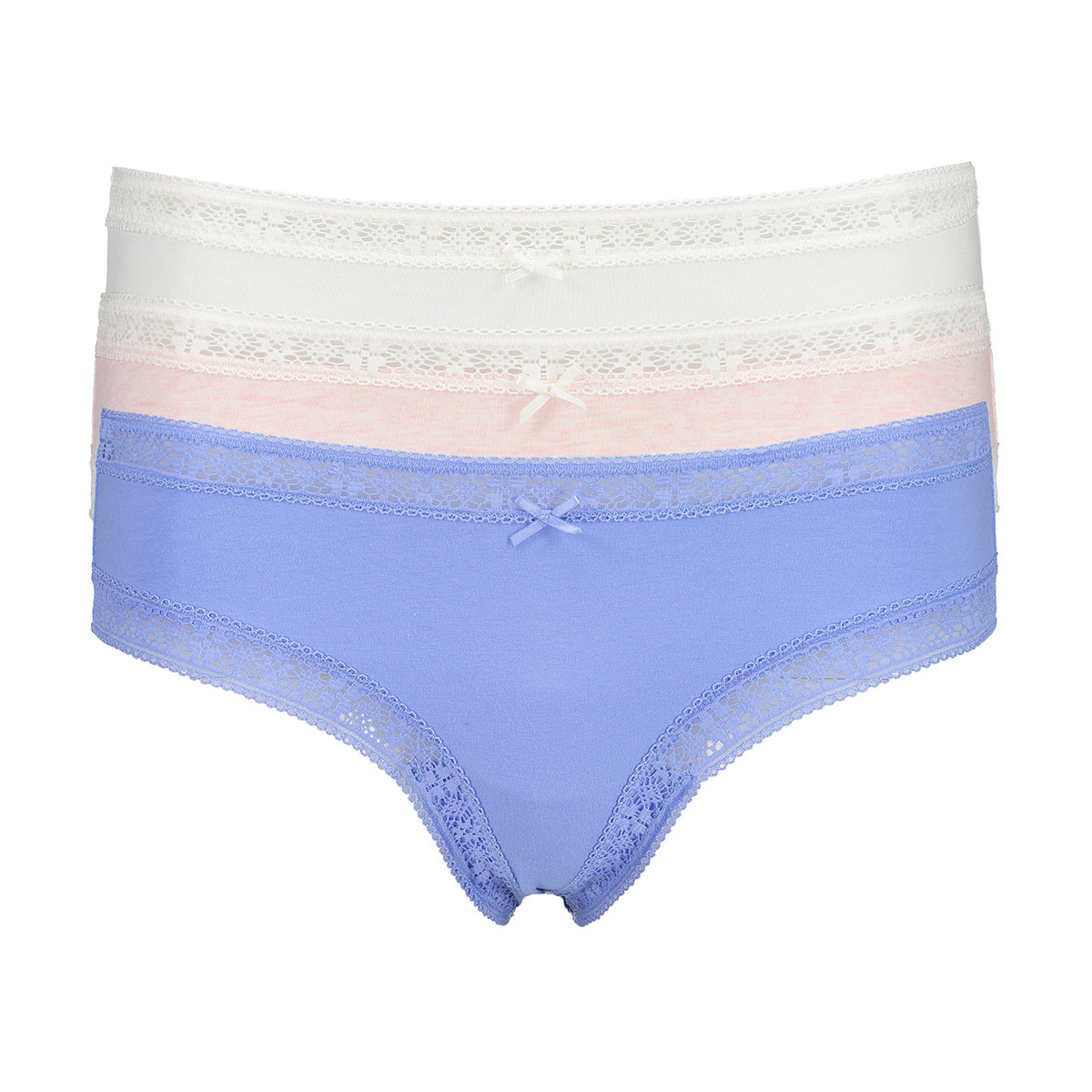 3 Pack Cheeky Bikini Briefs Kmart