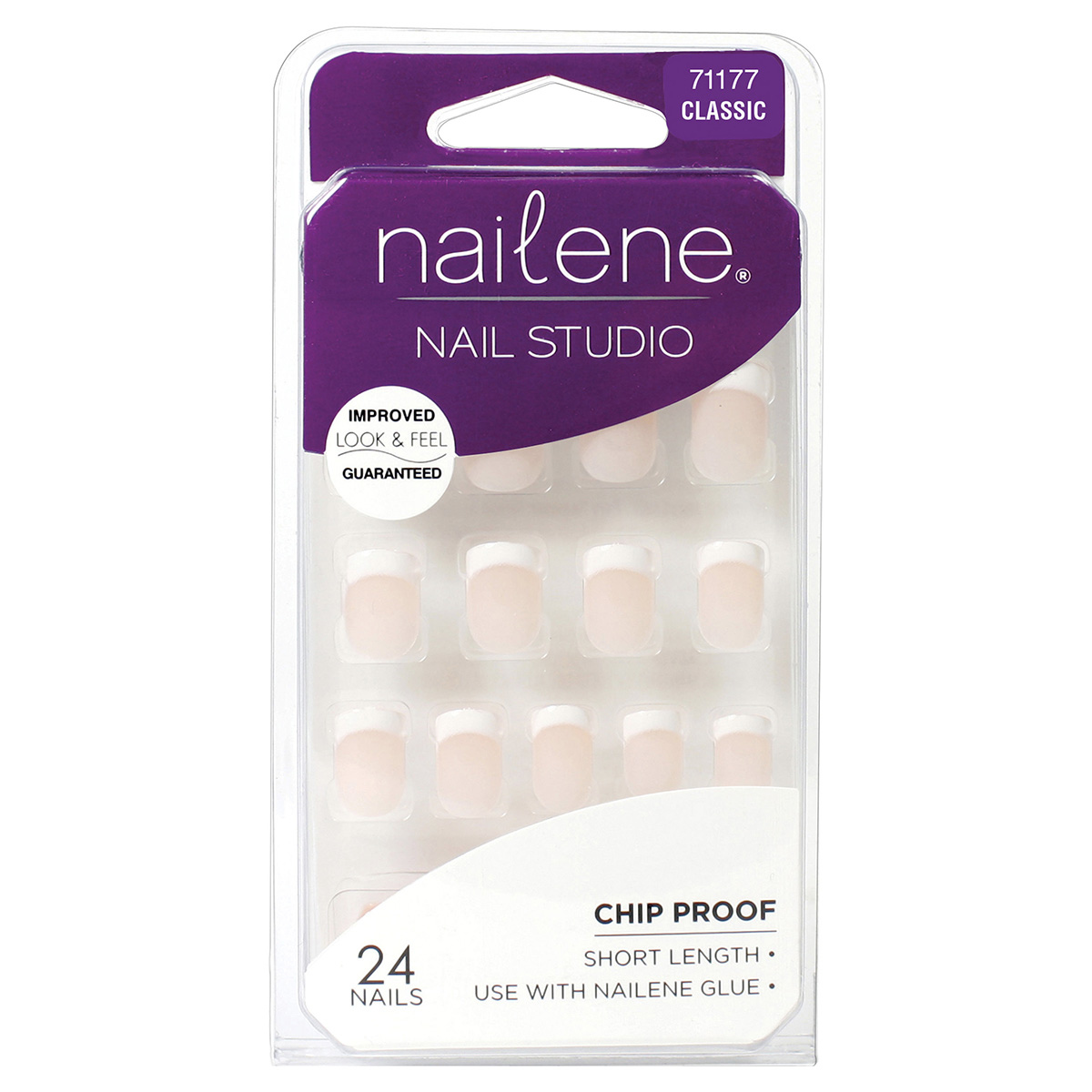 Nailene Nail Studio 24 Pack Classic Nails Kmart