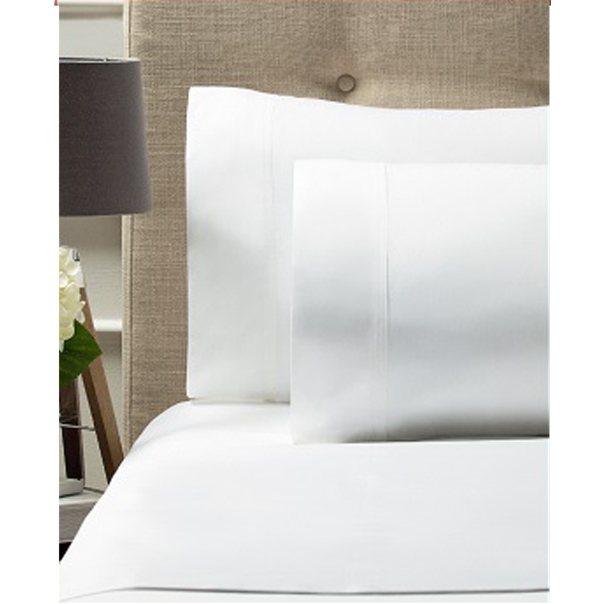 500 Thread Count Australian Grown Cotton Sheet Set Double Bed, White