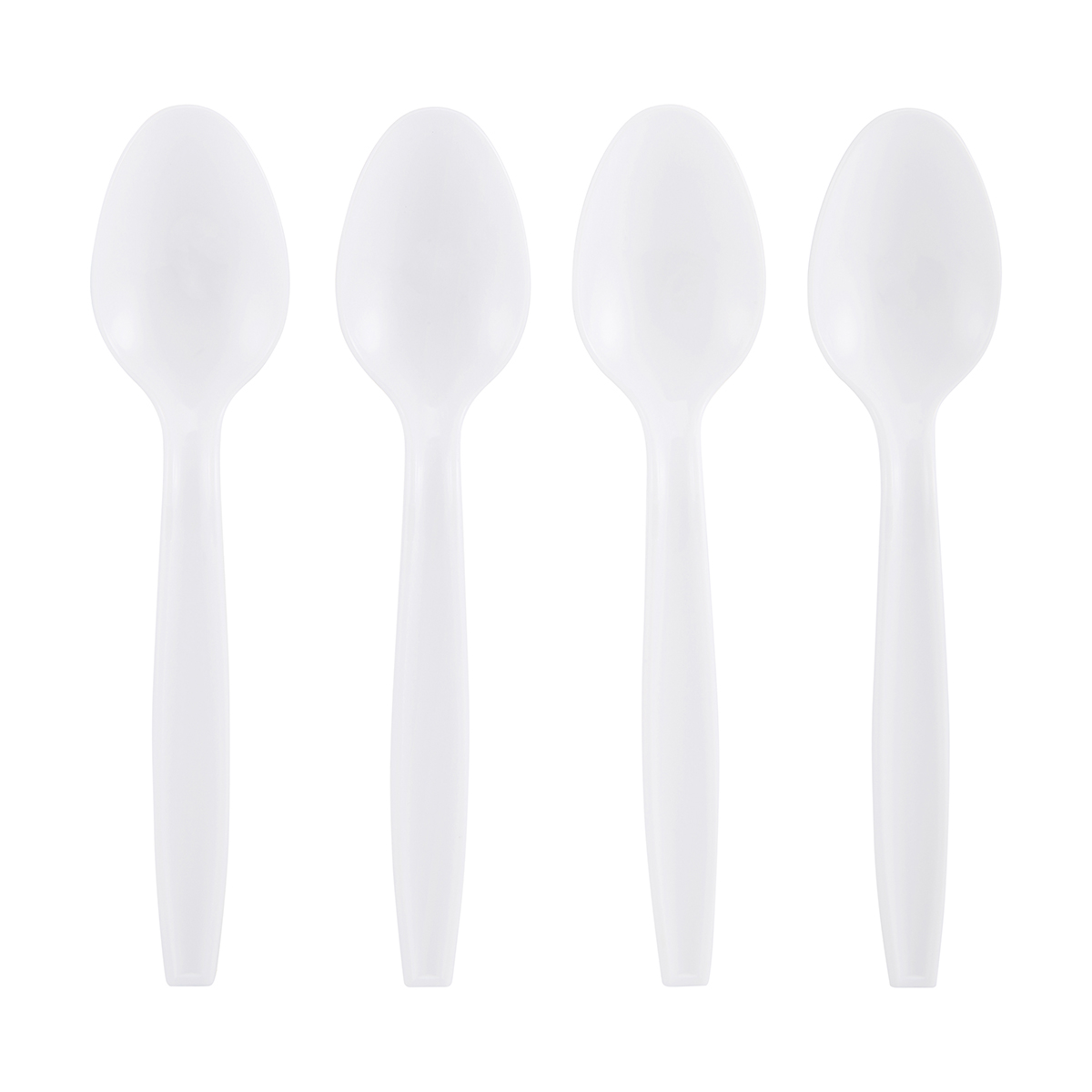 24 Pack White Plastic Spoons Kmart